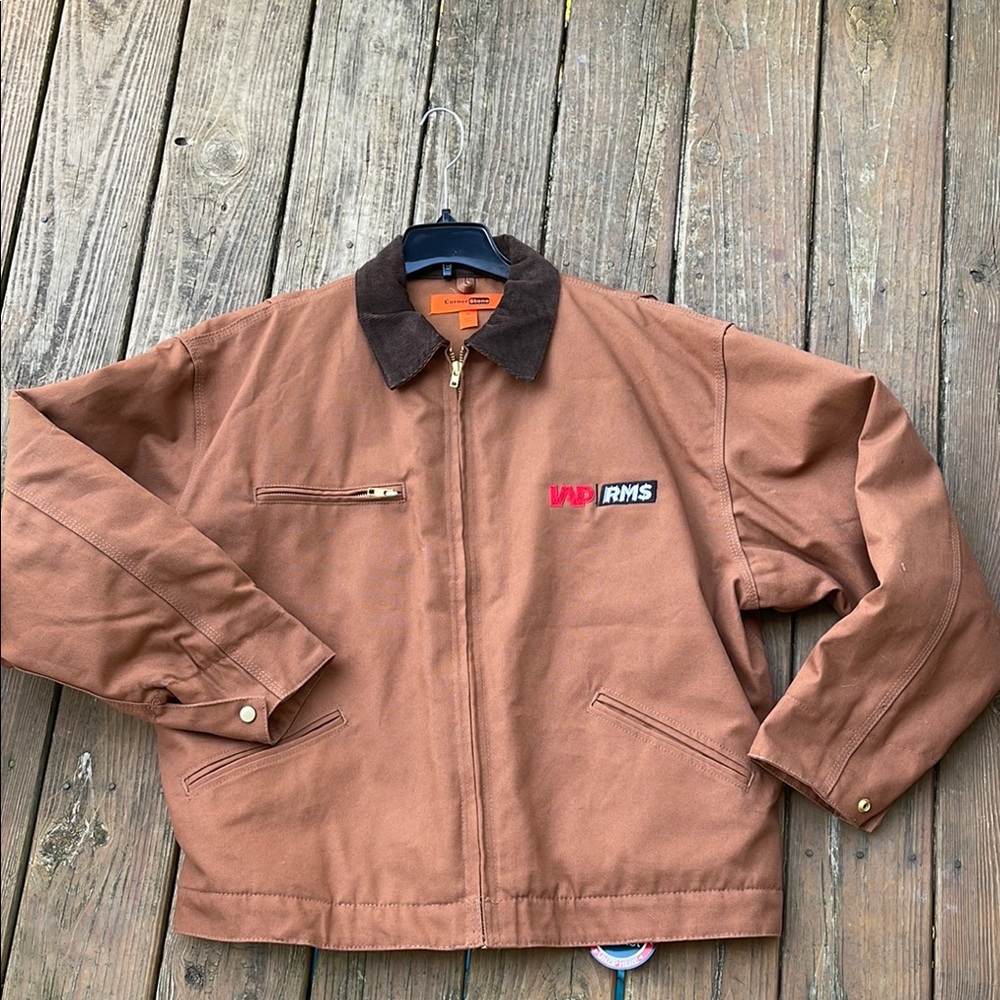 CornerStone J763 Duck Cloth Work Jacket - Duck Brown